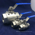 Stainless Steel 2PC Ball Valve with DIN M3 Standard